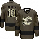 Glued Calgary Flames #10 Gary Roberts Green Salute to Service NHL Jersey,baseball caps,new era cap wholesale,wholesale hats